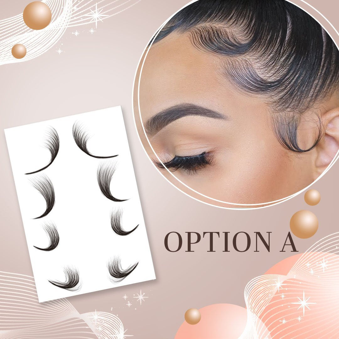 Hair Edge Tattoo Sticker