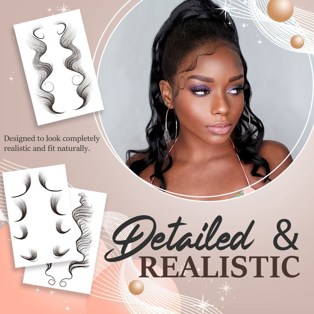 Hair Edge Tattoo Sticker