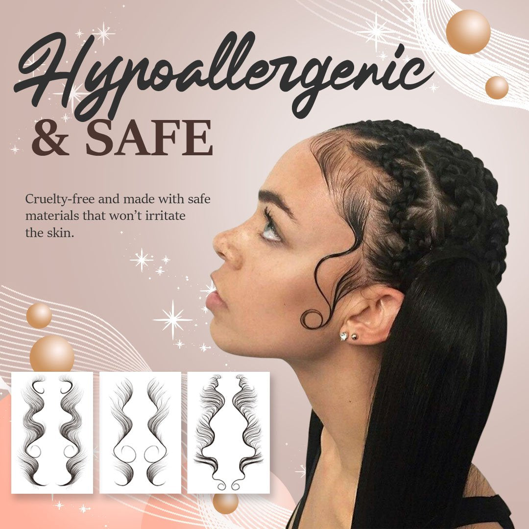 Hair Edge Tattoo Sticker