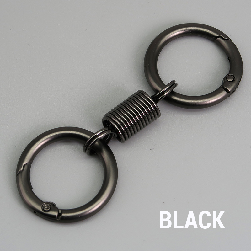 🔥Nordic retro double ring keychain