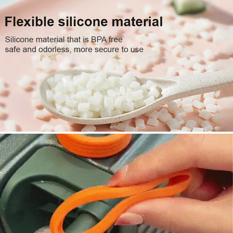 Colorful Silent Silicone Luggage Wheel Covers