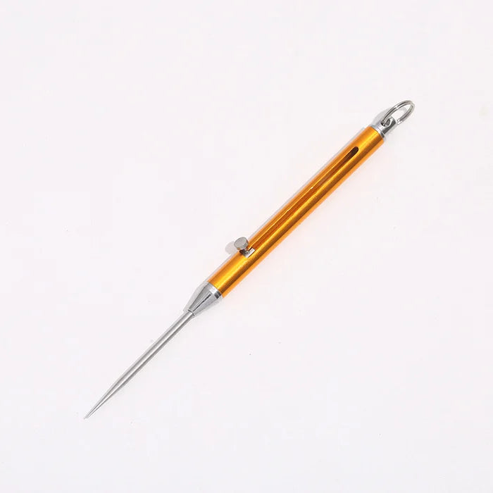 Multi-Functional Titanium Alloy Retractable Toothpick
