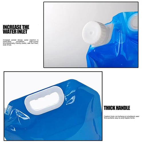 Outdoor folding water bag
