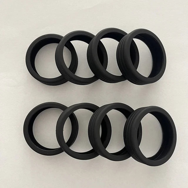 Colorful Silent Silicone Luggage Wheel Covers