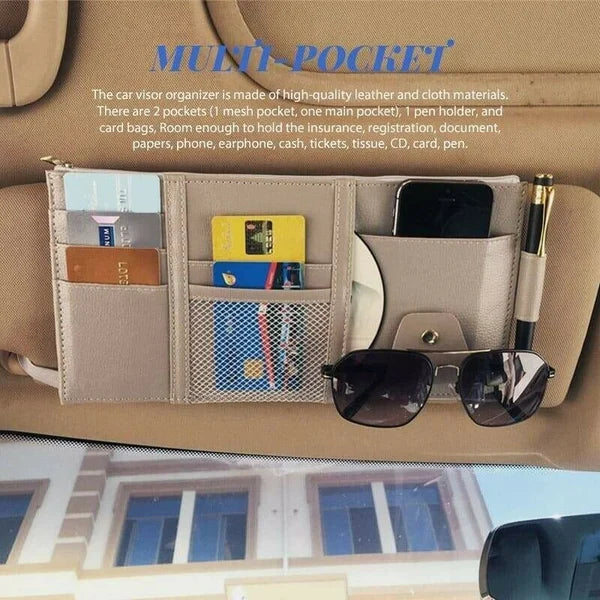 Car Sun Visor Organizer