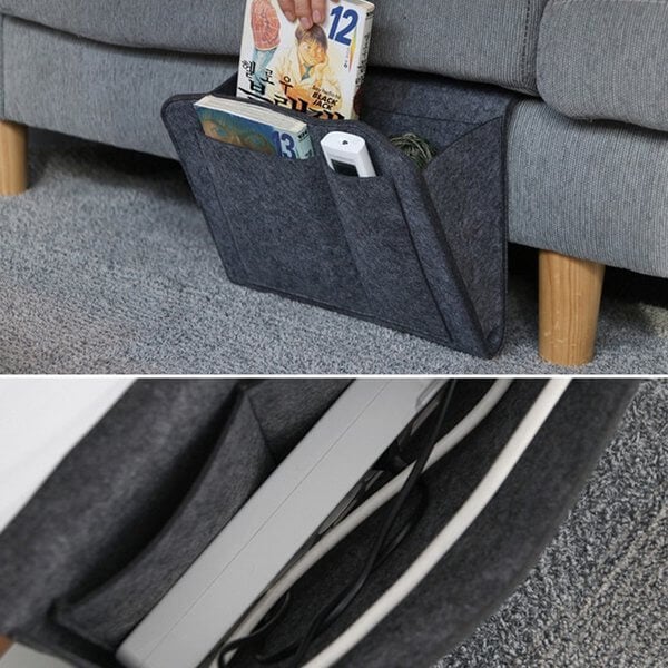 Felt Bedside Locker Sofa Pocket