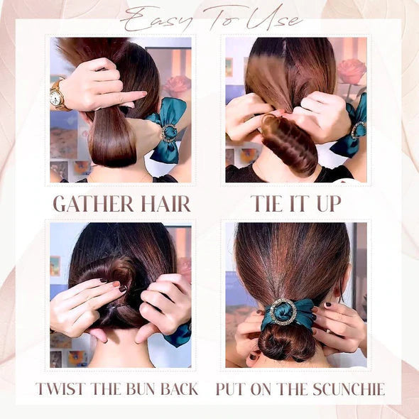 Elegant Scrunchies Bun Maker (Buy One Free One)