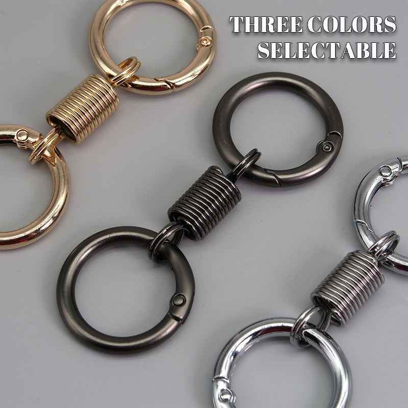 🔥Nordic retro double ring keychain
