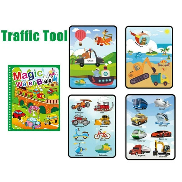 Magic Water Coloring Book