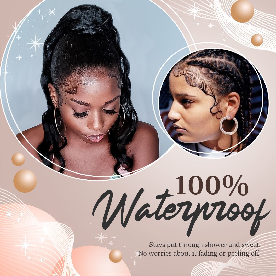 Hair Edge Tattoo Sticker