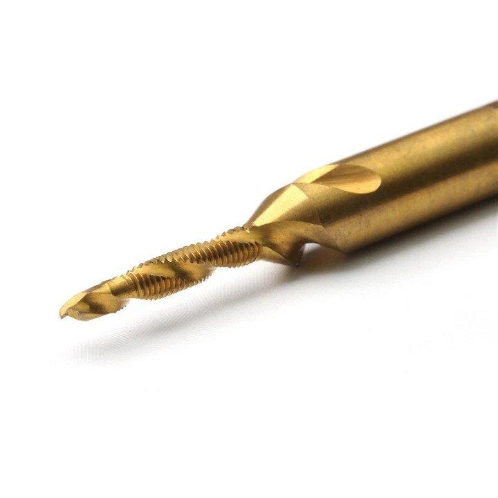 6 Piece Metric Thread Tap Drill Bits Set