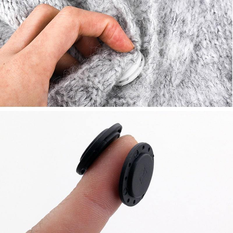 HIGH-GRADE INVISIBLE PLASTIC MAGNET BUTTON (5PCS)