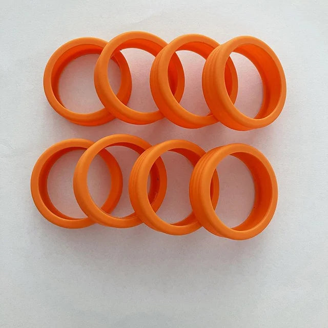 Colorful Silent Silicone Luggage Wheel Covers