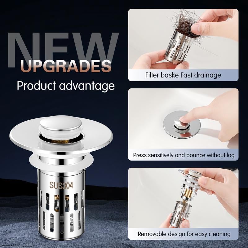 🎄Universal Stainless Steel Drain Strainer