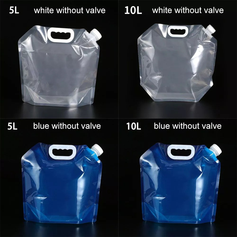 Outdoor folding water bag