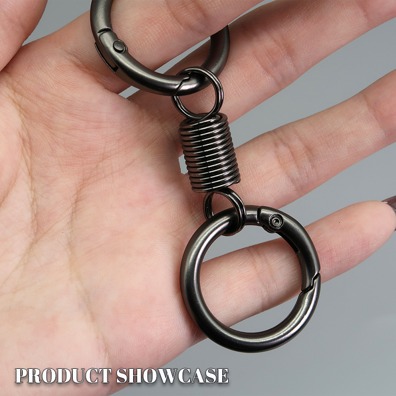 🔥Nordic retro double ring keychain