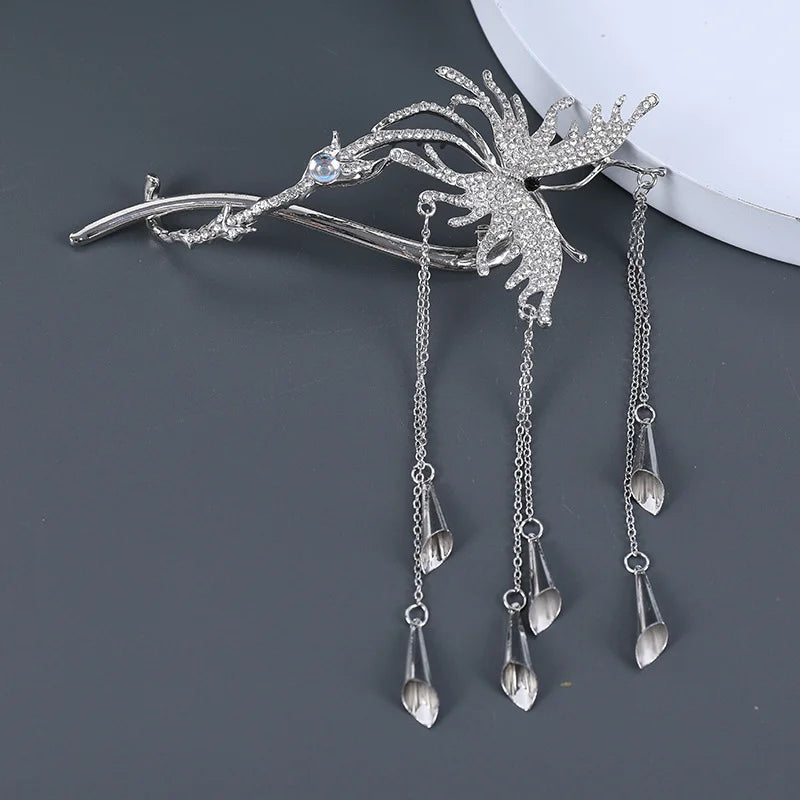 High-Quality Butterfly Tassel Hair Clip