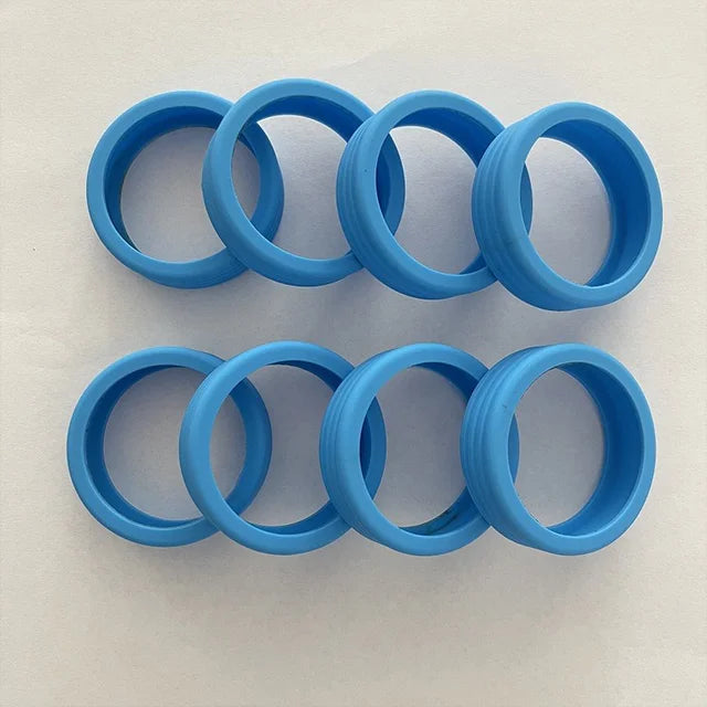 Colorful Silent Silicone Luggage Wheel Covers