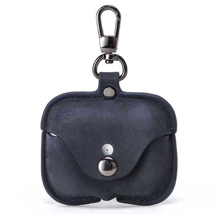 airpods pro case leather keychain convenient headphone cover