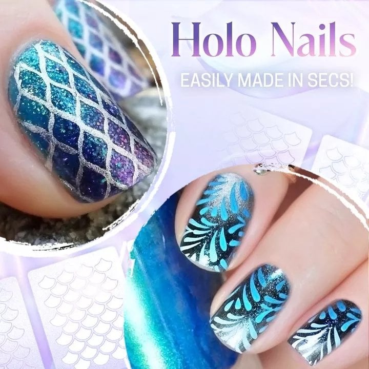 Nail Art Stencil Sticker (Buy 1 Free 1)