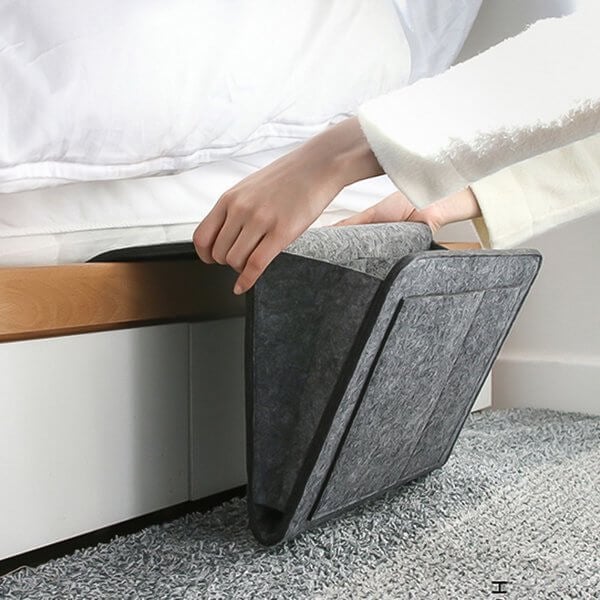 Felt Bedside Locker Sofa Pocket