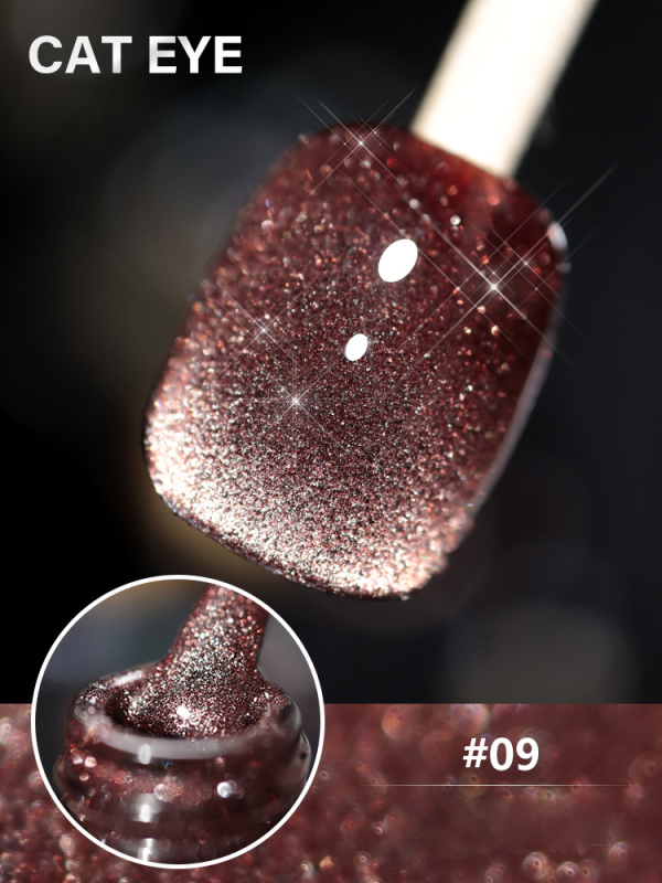 Laser Diamond Cat Eye Nail Polish