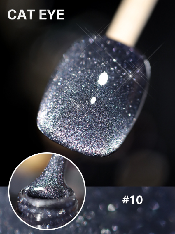 Laser Diamond Cat Eye Nail Polish
