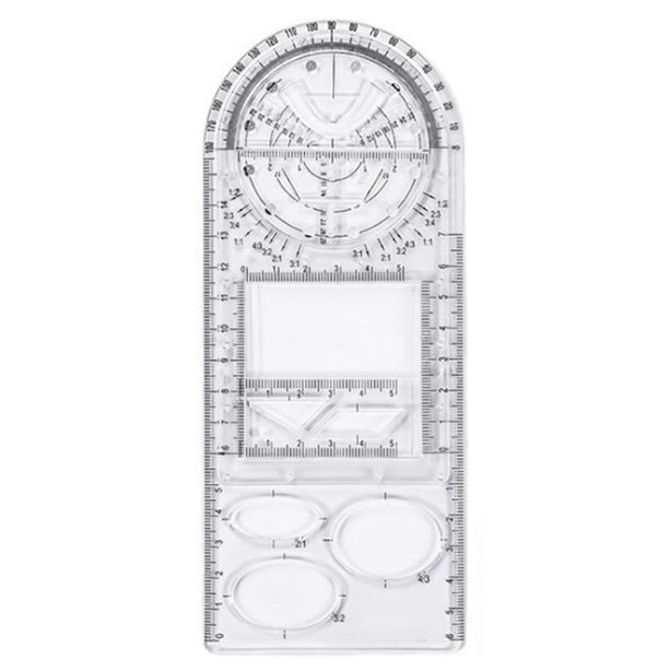MULTIFUNCTIONAL MATH GEOMETRIC RULER