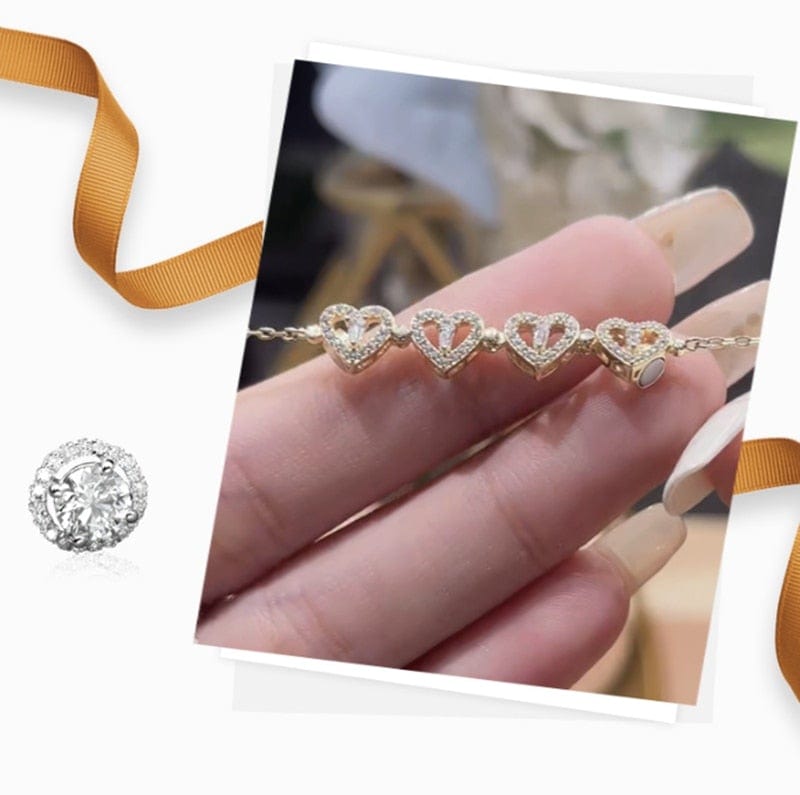 Four-leaf Clover Sweet Heart Necklace