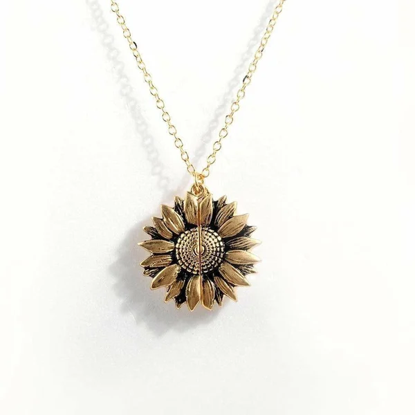 🌞"YOU ARE MY SUNSHINE" SUNFLOWER NECKLACE🌻