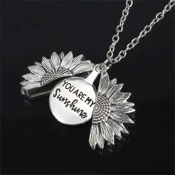 🌞"YOU ARE MY SUNSHINE" SUNFLOWER NECKLACE🌻