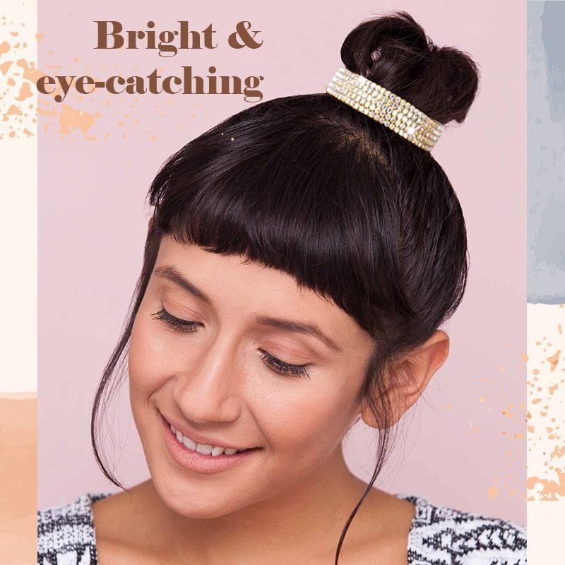 Elegant Rhinestone Tassel Headdress