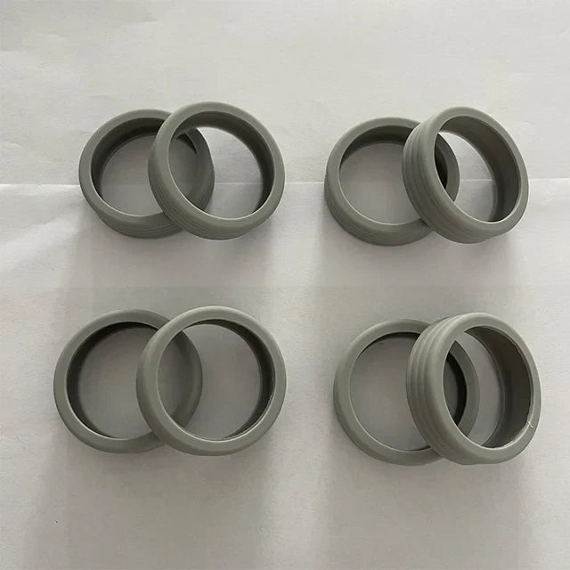 Colorful Silent Silicone Luggage Wheel Covers