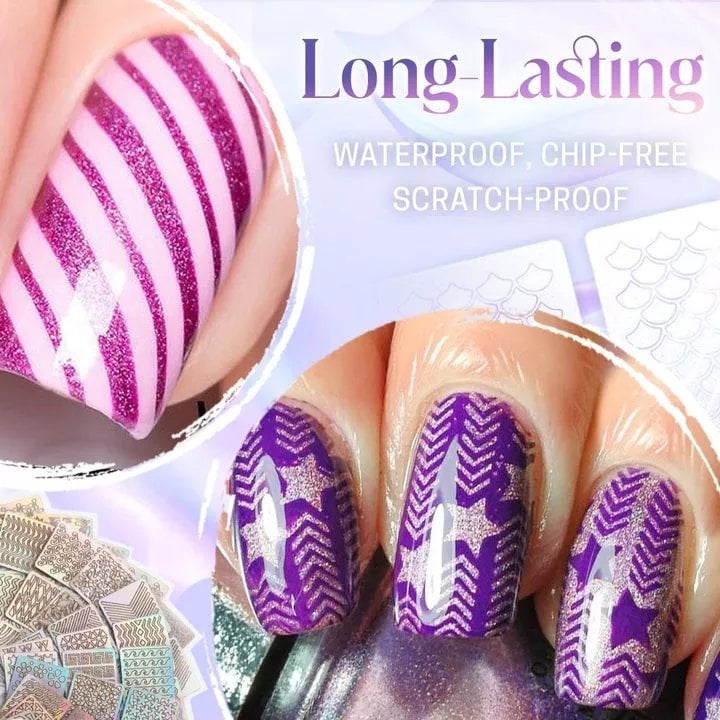 Nail Art Stencil Sticker (Buy 1 Free 1)