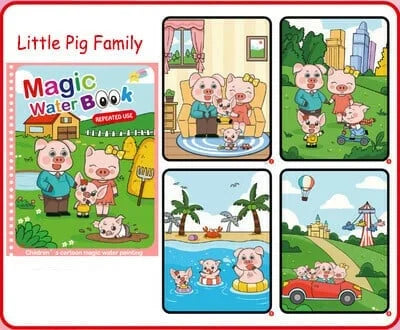 Magic Water Coloring Book