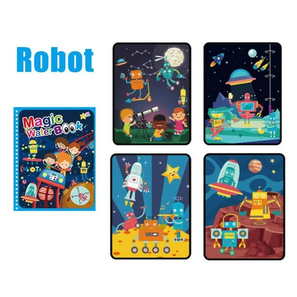 Magic Water Coloring Book