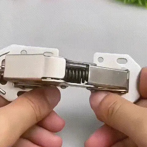 Hinge without holes or marks