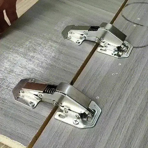 Hinge without holes or marks