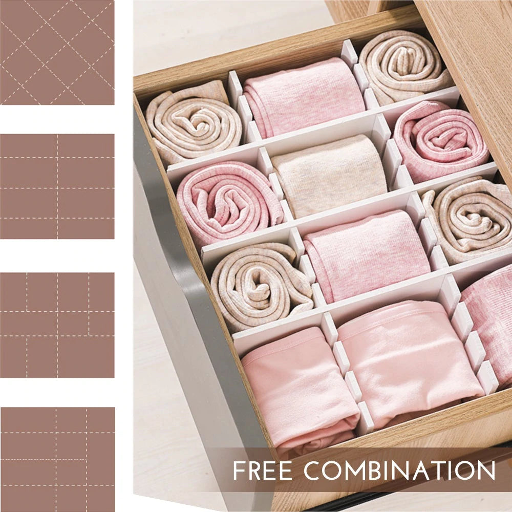 Free Combination Adjustable Drawer Organizer (44*7cm/Pcs)