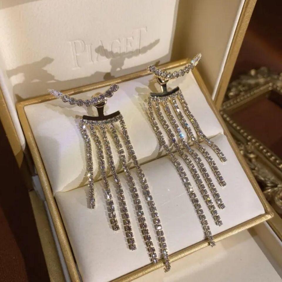 Meniscus Tassel Earrings