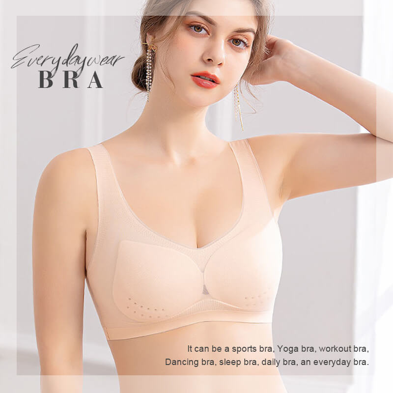 BREATHABLE-THIN ICE SILK SEAMLESS BRA