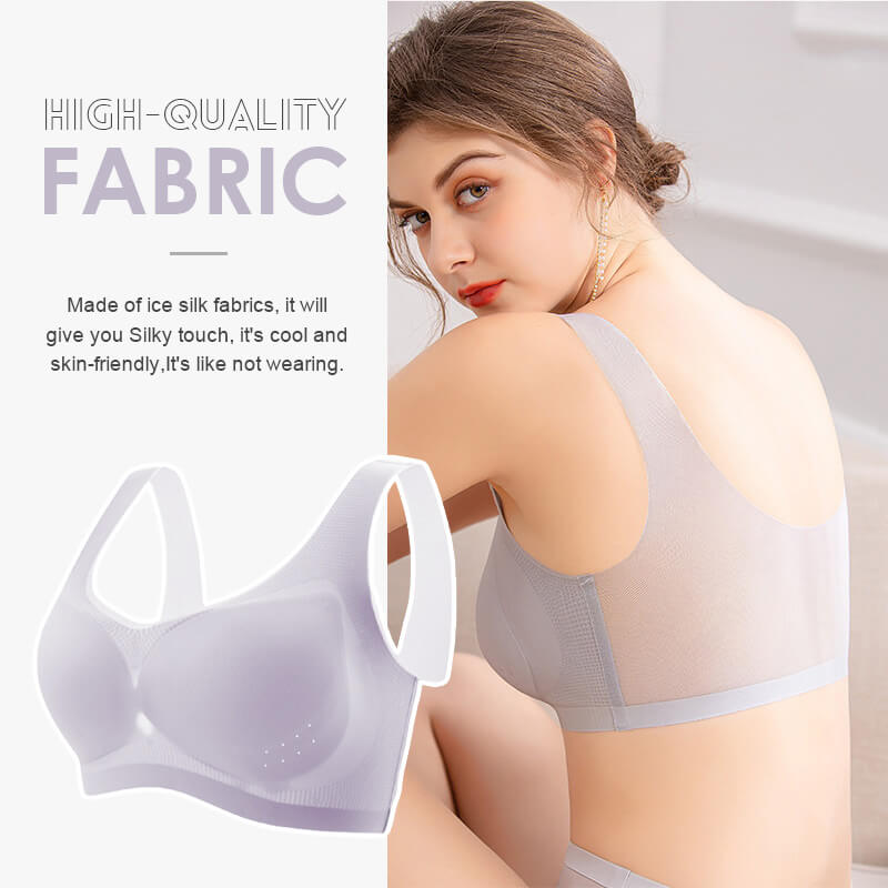Noarlalf bras for women Super Thin Ice Silk Seamless Underwear