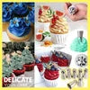 Cake Decor Piping Tips & Create Unique Cupcake Decorating