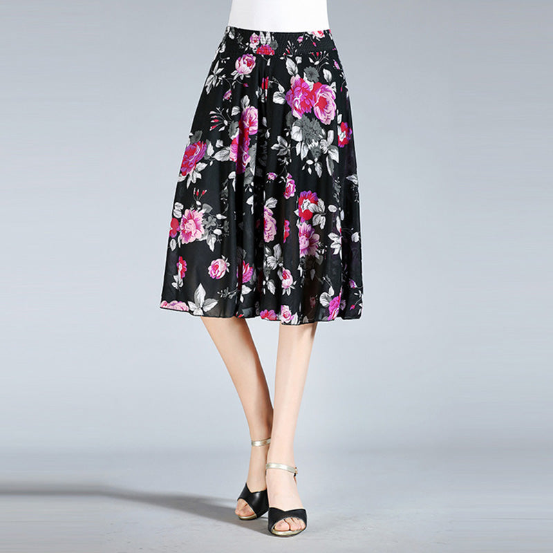 Women's Vintage Style Wide Leg Culottes