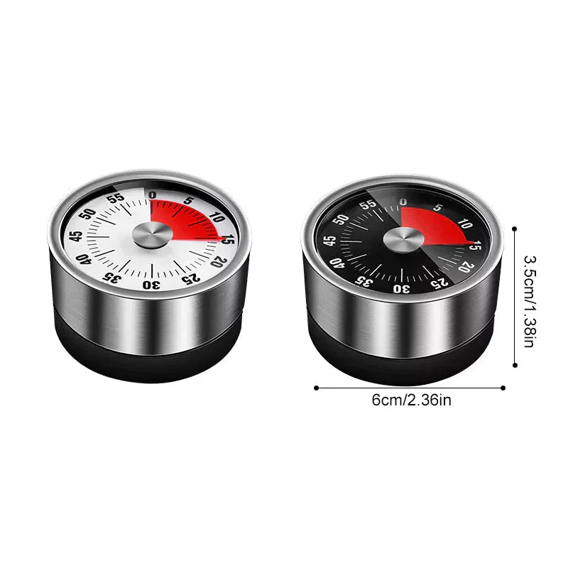 Stainless steel kitchen timer