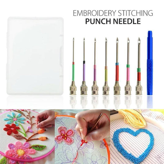 Embroidery Stitching Punch Needles