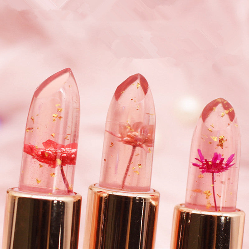 Crystal Jelly Flower Color Changing Lipstick