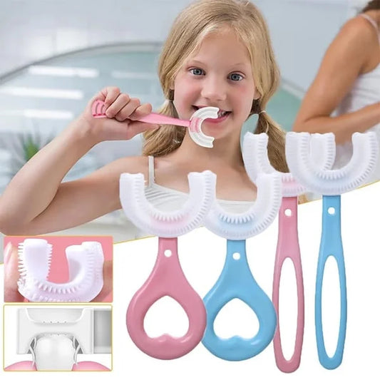 🎁360° Kids U-Shaped Toothbrush