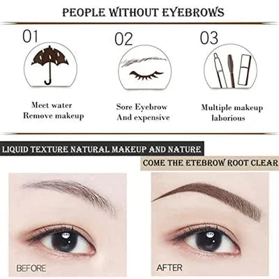 2023 New Waterproof Brow Pencil with Micro-Fork Tip