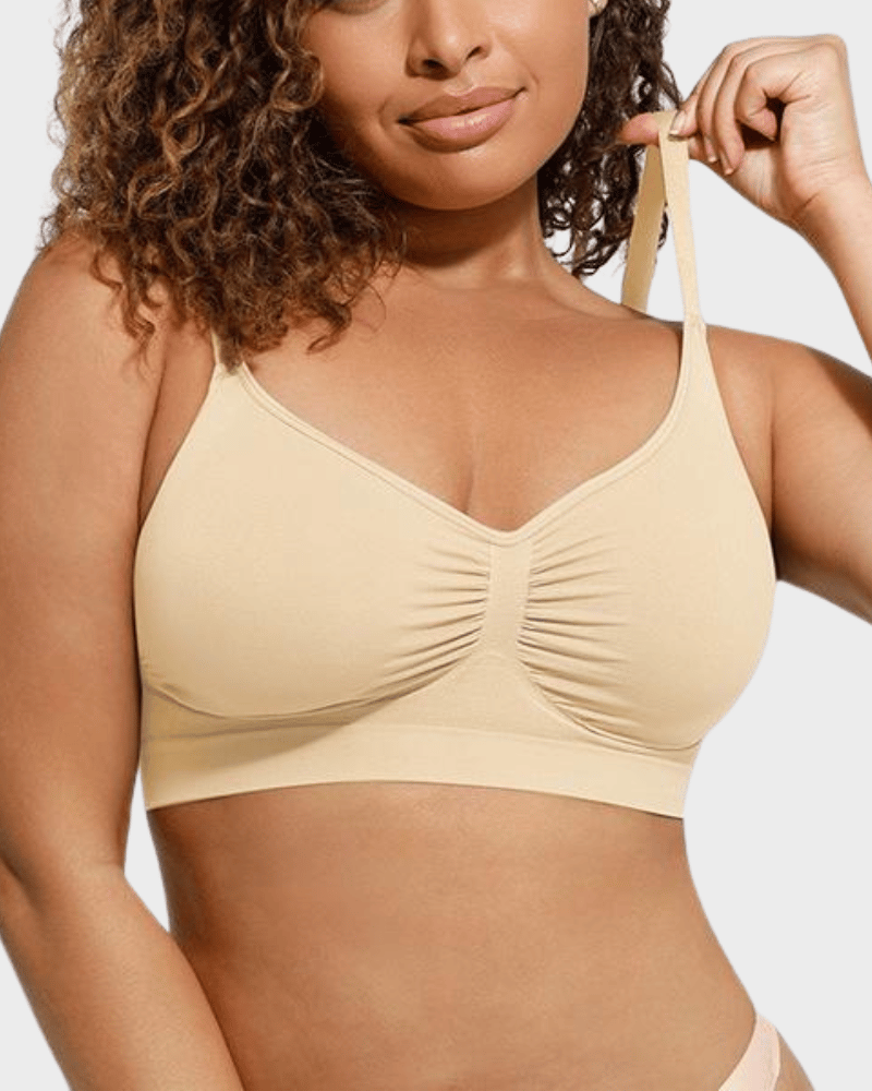 🔥Women's Full Coverage Non-Padded Wireless Sculpt Bra